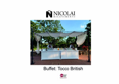 Scenotur - Buffet Tocco British - Realizzazione